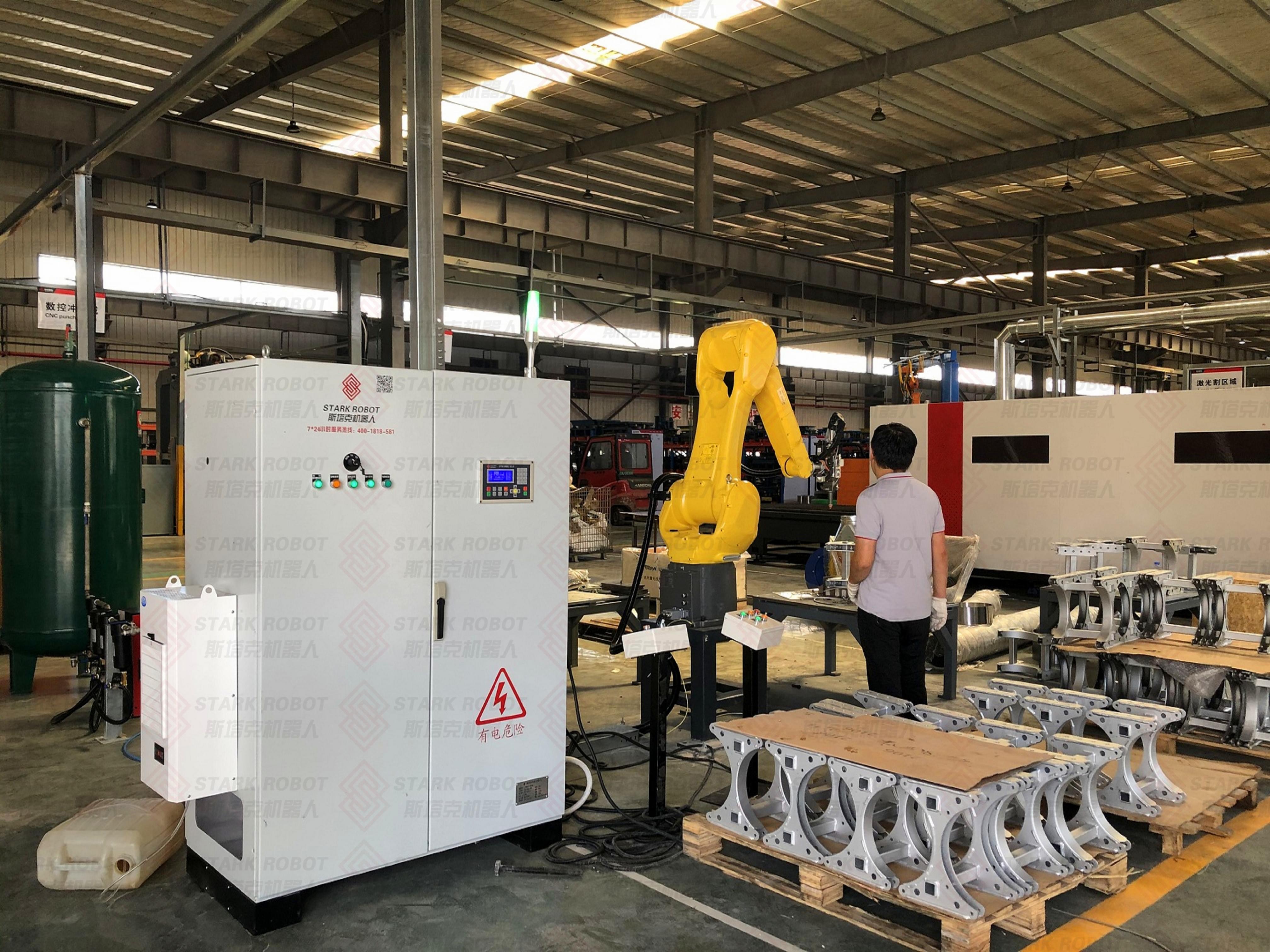 3KW立裝機型，批量切割5mm不銹鋼三維腔體。